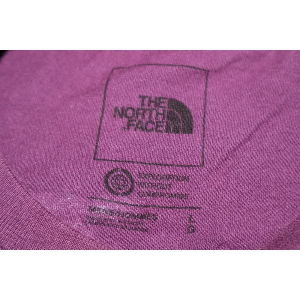 The North Face Shirt Mens Large Purple Everest Mt Lhotse Massif Purple